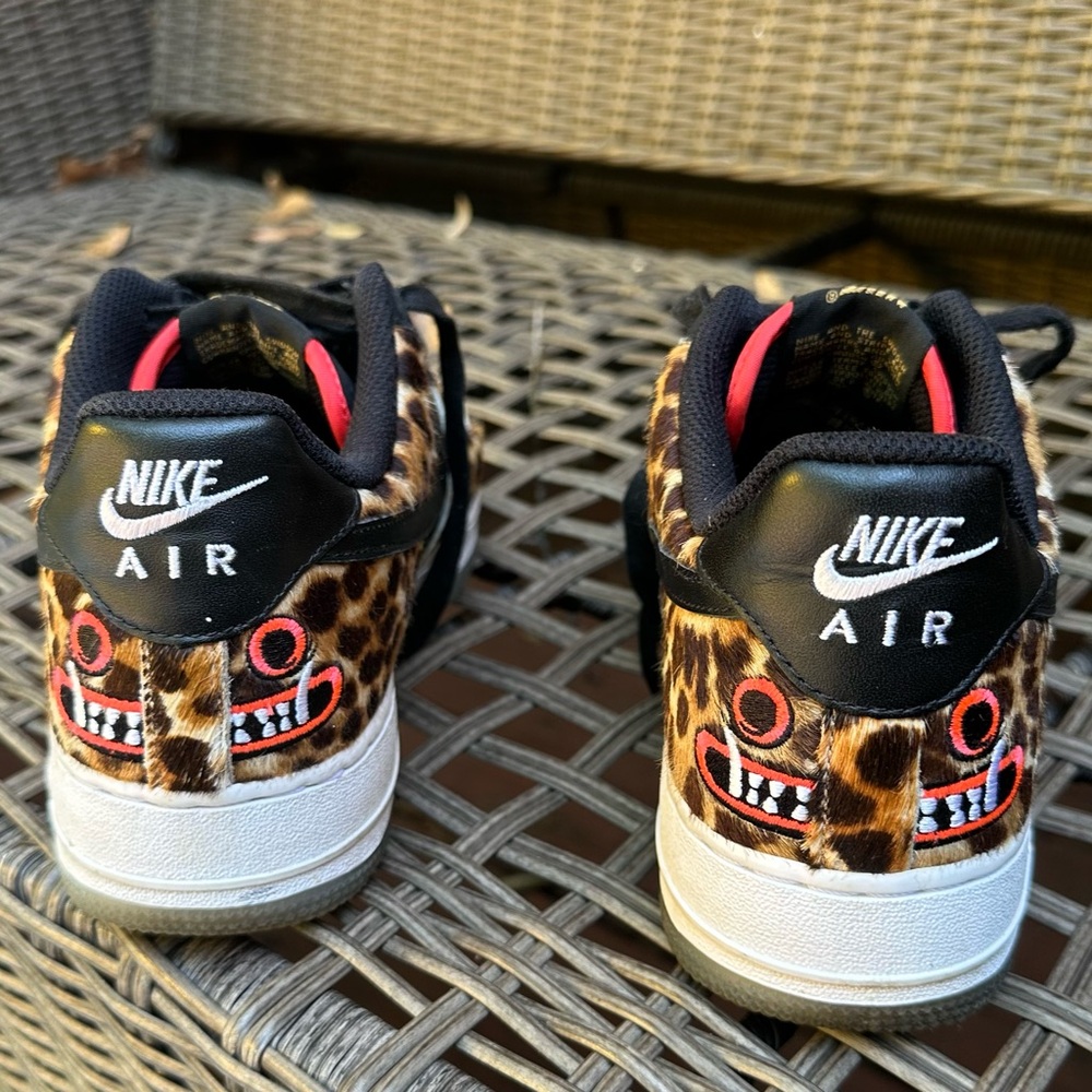 Nike Air Force 1 Low 'Los Primeros' Skate Shoes, Men’s, Size 8, Black/Multicolor